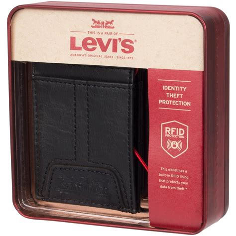 levi rfid wallet credit card holder just one pocket|slim pocket wallet canada.